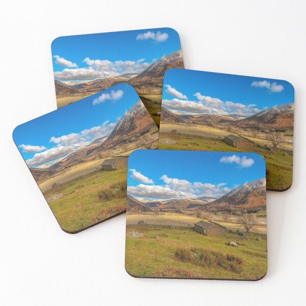 Item preview, snowy mountain tops  in the lake district cumbria designed and sold by eddiej.