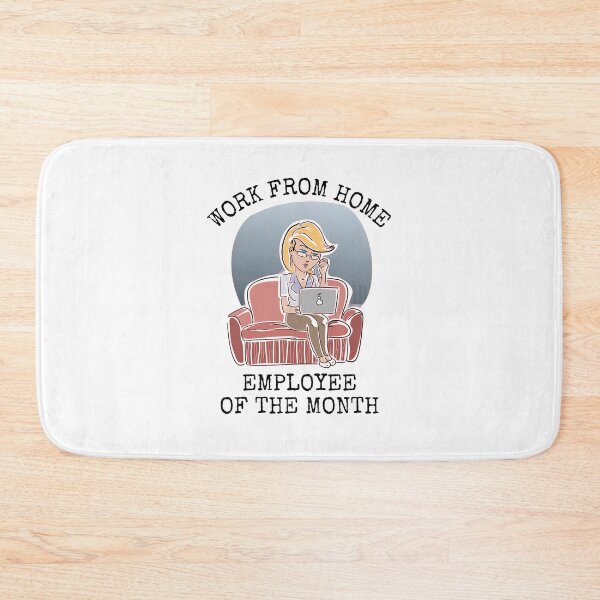 Item preview, Work From Home Employee Of The Month designed and sold by Rhu Creations.