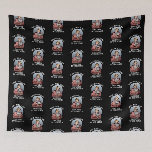 Item preview, Work From Home Employee Of The Month designed and sold by Rhu Creations.