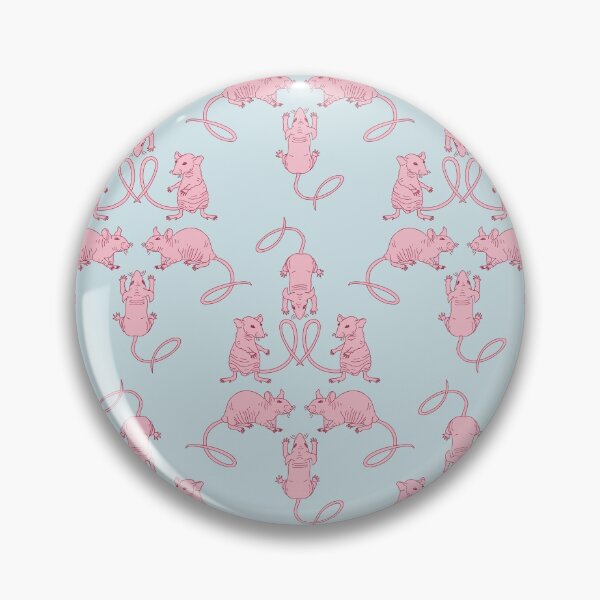 Item preview, Vintage Nude Mice Pattern Pastel Colors designed and sold by okpinsArtDesign.
