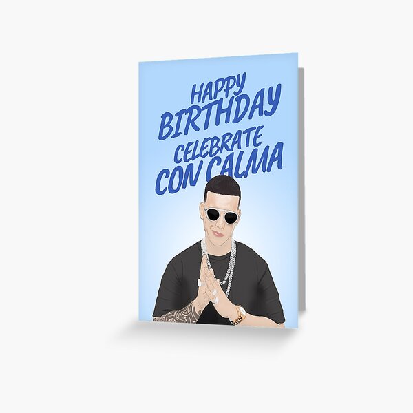 Tarjeta de felicitaciones de cumpleaños de Daddy Yankee Tarjetas de felicitación