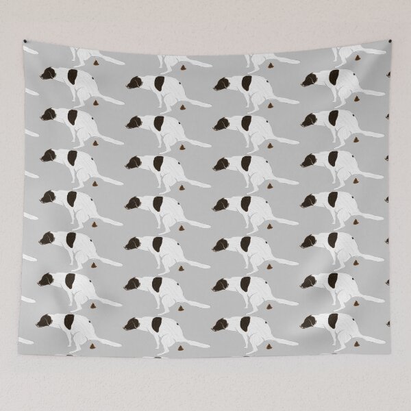 Item preview, Artwork of an English Pointer Dog squatting I designed and sold by JD's Shop.