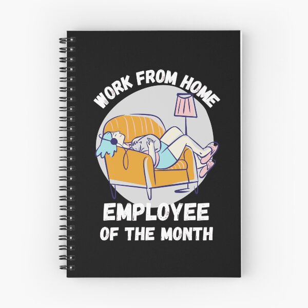 Item preview, Work From Home Employee Of The Month designed and sold by Rhu Creations.