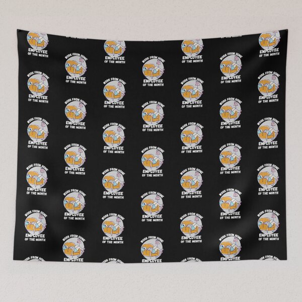 Item preview, Work From Home Employee Of The Month designed and sold by Rhu Creations.