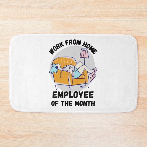 Item preview, Work From Home Employee Of The Month designed and sold by Rhu Creations.