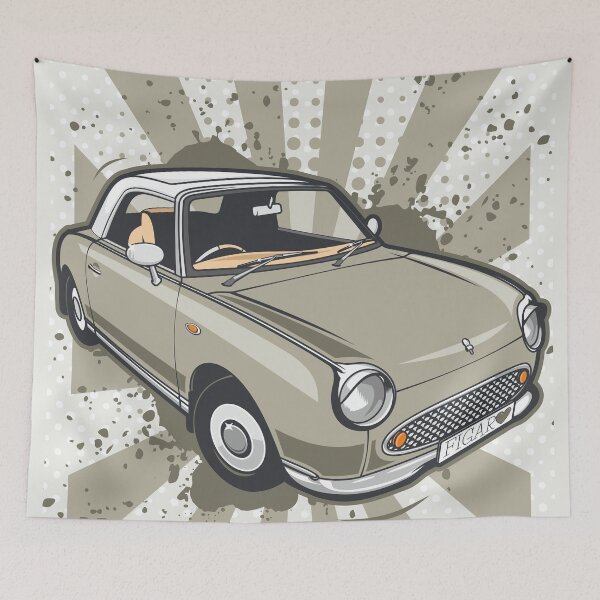 Item preview, Topaz Mist Nissan Figaro designed and sold by jamieleeart.
