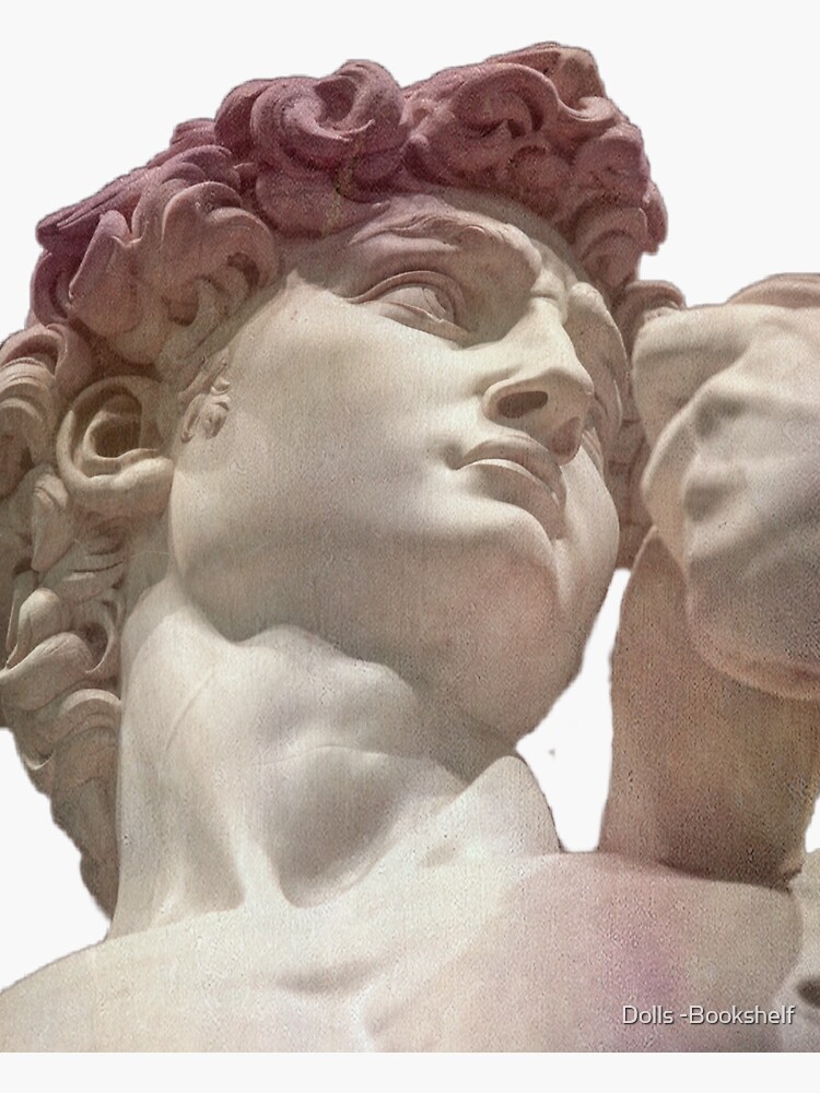 "Greek statue edit" Sticker by idkfanfiction Redbubble