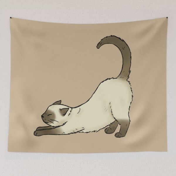 Item preview, Siamese cat designed and sold by Milanicole.