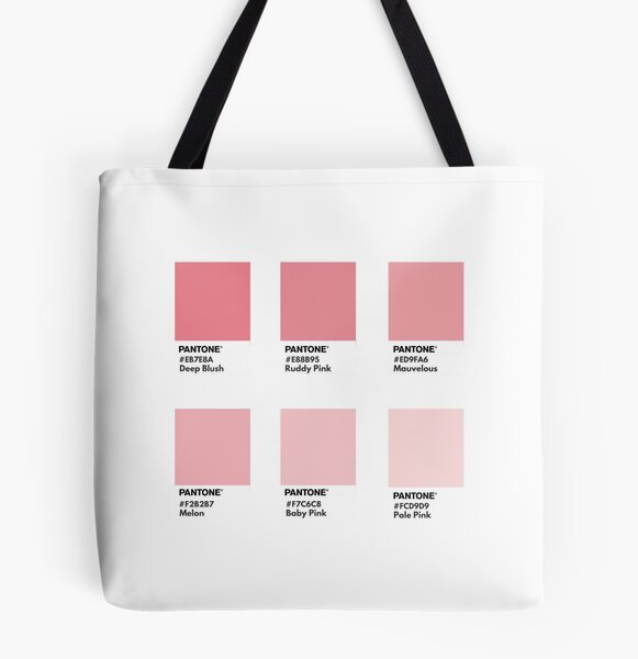 Two Tone Pink Tote Bag