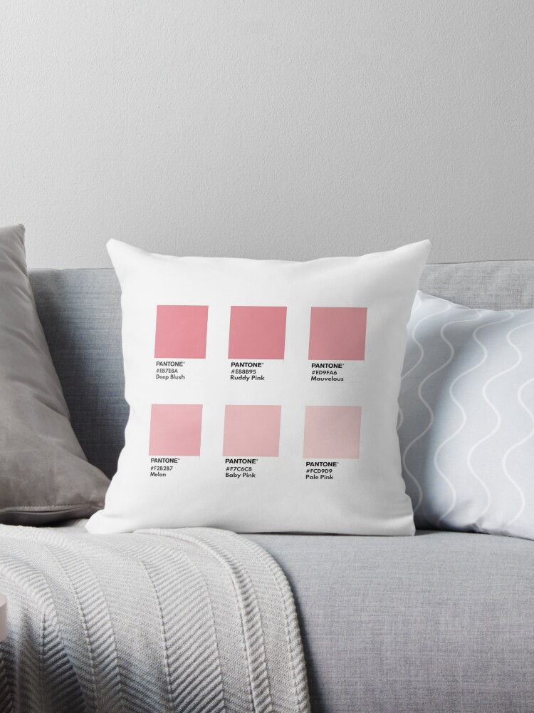 Pastel color outlet pillows