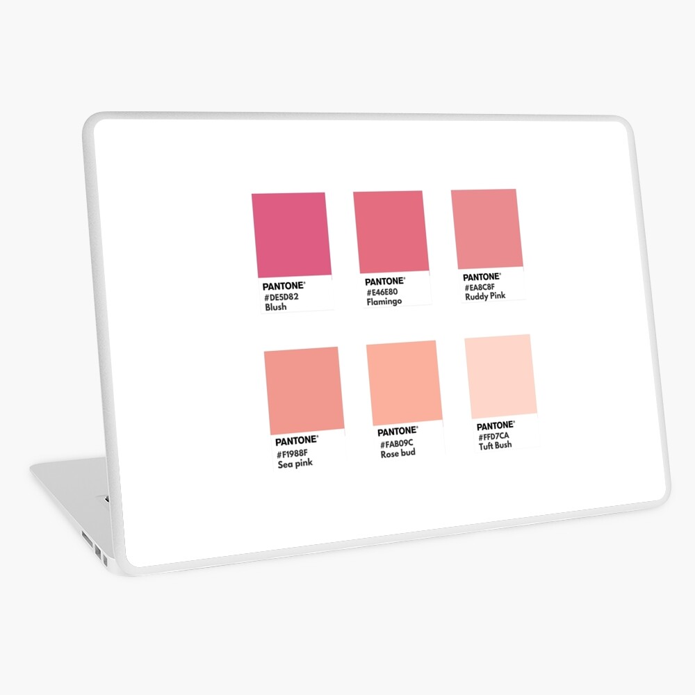 Pastel pink pantone color swatch Art Print for Sale by softlycarol