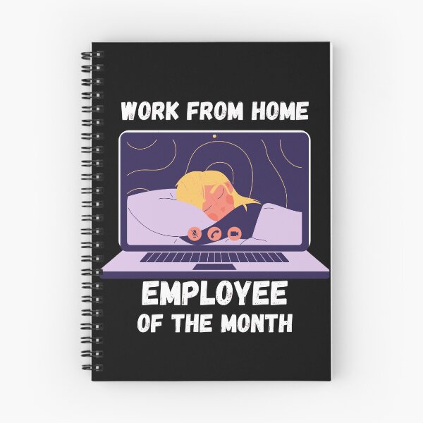Item preview, Work From Home Employee Of The Month designed and sold by Rhu Creations.