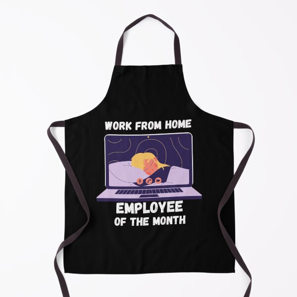 Item preview, Work From Home Employee Of The Month designed and sold by Rhu Creations.