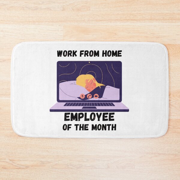 Item preview, Work From Home Employee Of The Month designed and sold by Rhu Creations.
