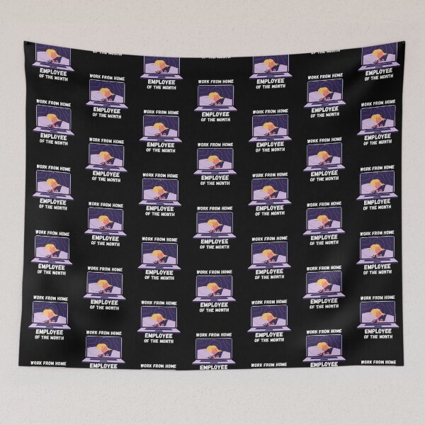 Item preview, Work From Home Employee Of The Month designed and sold by Rhu Creations.