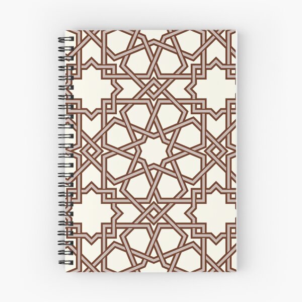 Item preview, Arabesque pattern, brown on ivory designed and sold by Slanapotam.