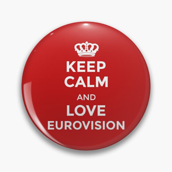 Item preview, Keep Calm and love EUROVISION designed and sold by missmarylin.
