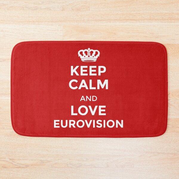 Item preview, Keep Calm and love EUROVISION designed and sold by missmarylin.