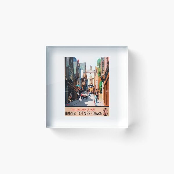 Item preview, retro iconic Totnes designed and sold by CorasPosters.