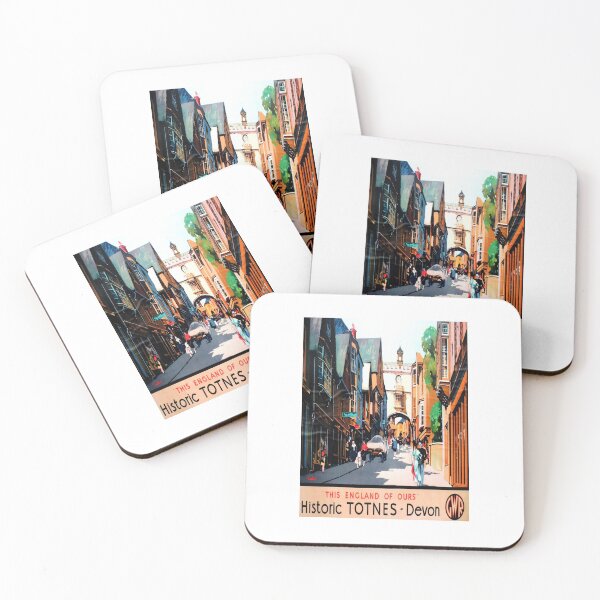 Item preview, retro iconic Totnes designed and sold by CorasPosters.