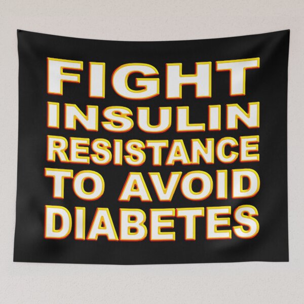 Item preview, FIGHT INSULIN RESISTANCE TO AVOID DIABETES - HAPPY WORLD DIABETES DAY designed and sold by Ralek.
