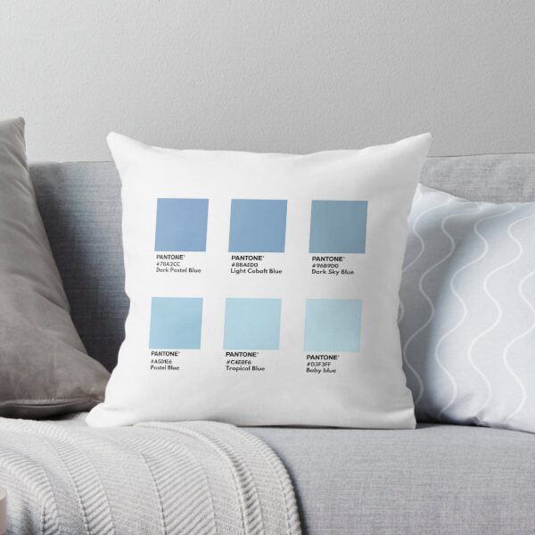 Baby blue sale pillows