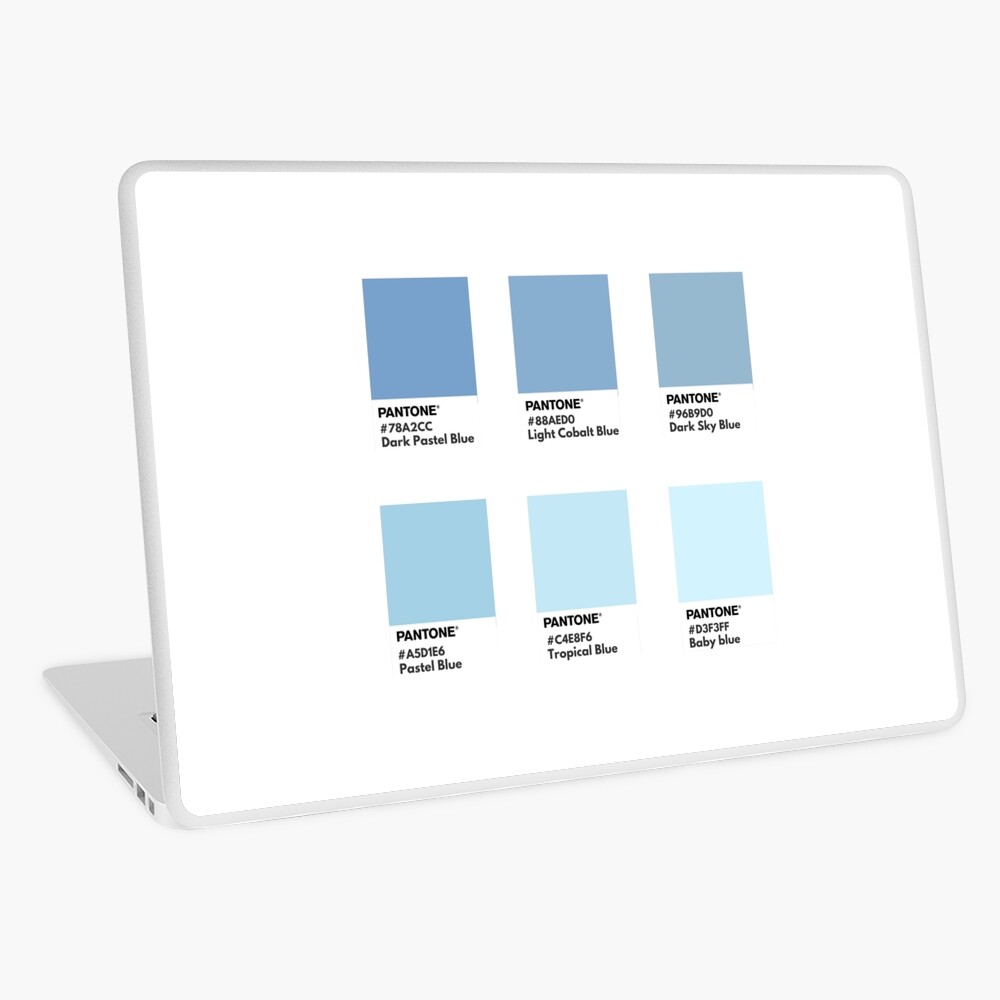 Pastel blue pantone color swatch | Art Board Print