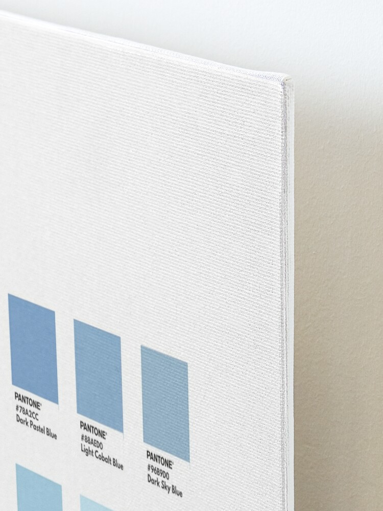 Pastel blue pantone color swatch | Art Board Print