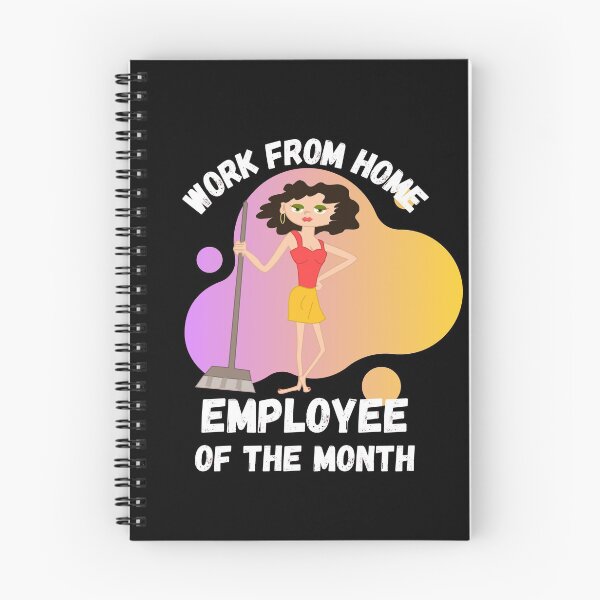 Item preview, Work From Home Employee Of The Month designed and sold by Rhu Creations.