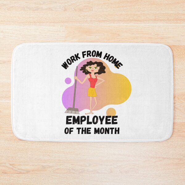 Item preview, Work From Home Employee Of The Month designed and sold by Rhu Creations.