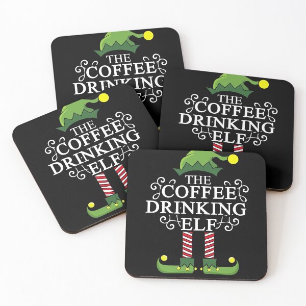 Item preview, The Coffee Drinking Elf Christmas 2020 Quaratine  designed and sold by Sioox.