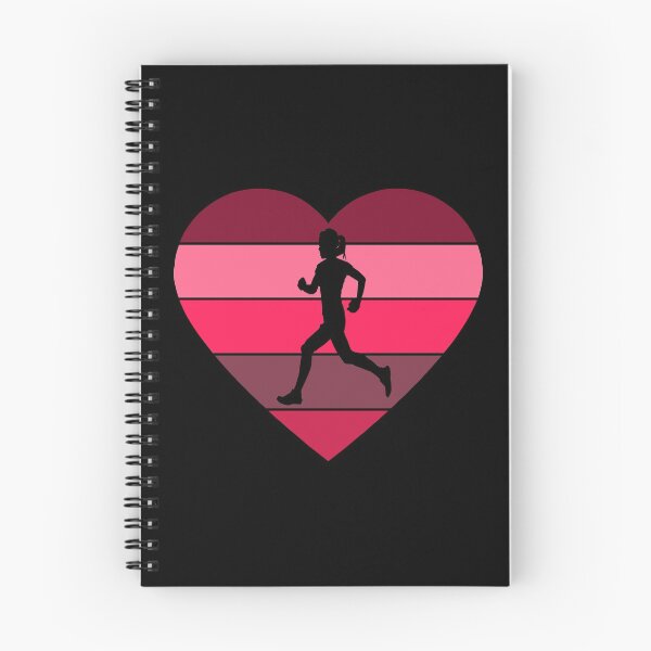 Item preview, I Love Running - Woman Runner - Pink Heart designed and sold by HeatherPore.