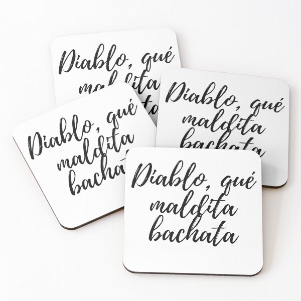 Item preview, Diablo, qué maldita bachata - Dominican slang designed and sold by gloriasd14.
