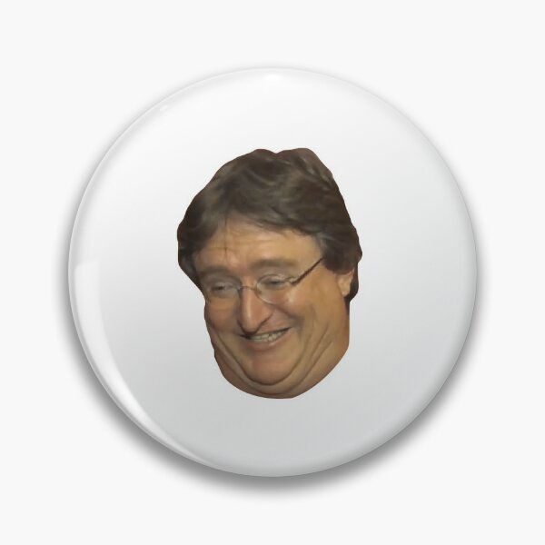 Gabe Newell Memes Pins and Buttons for Sale