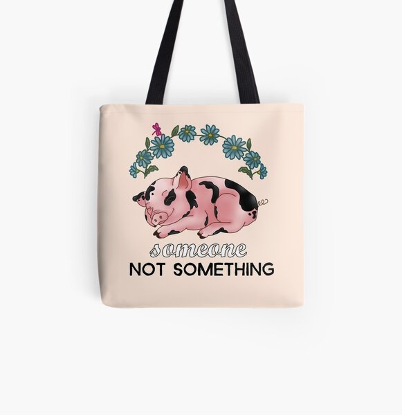 pig tote bag