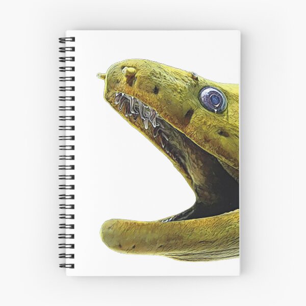 Artikelvorschau, Moray Eel Face Fish Yellow Radioactive Silver Eye entworfen und verkauft von SlightUser.