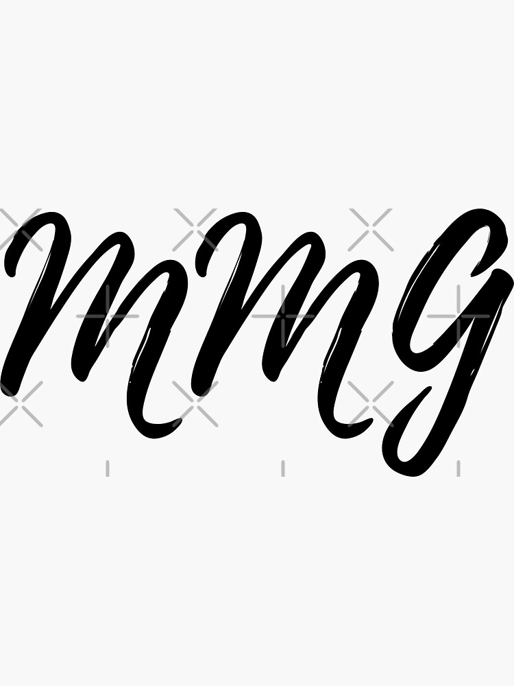 "MMG Dominican slang" Sticker by gloriasd14 Redbubble