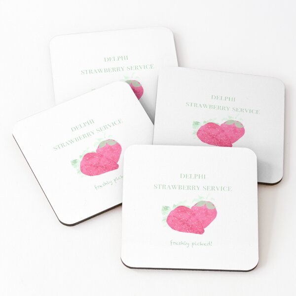 Item preview, delphi strawberry service designed and sold by elfdraws.