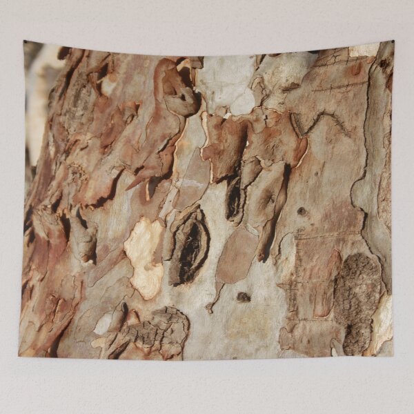 Item preview, Eucalyptus Tree Bark Texture Abstract Close Up Photograph designed and sold by taiche.