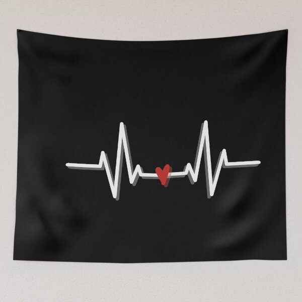 Item preview, heart electrocardiogram designed and sold by Culturesensible.