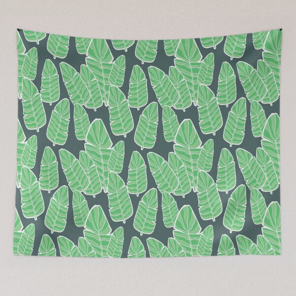 Item preview, Banana Leaf Pattern Print Art Design designed and sold by Spot Sweet.