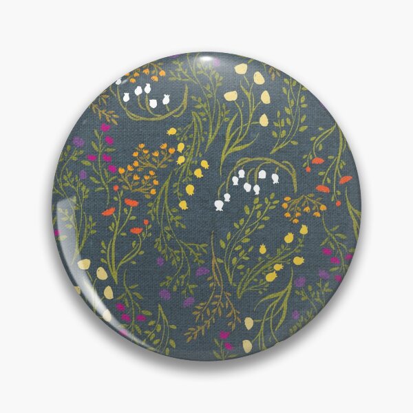 Item preview, Summer Meadow Slate Grey Charcoal designed and sold by Cecilia Mok.