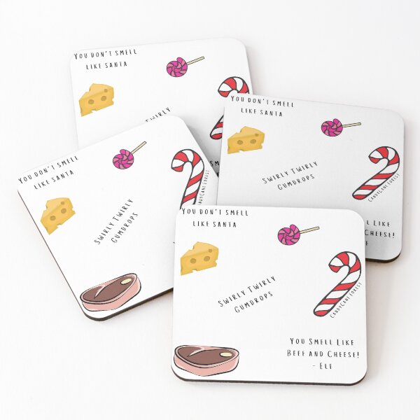 Item preview, Beef and cheese - Buddy the Elf Movie Quote sticker pack designed and sold by Pandoras-Boxx.
