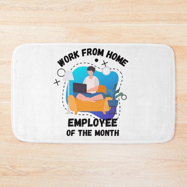 Item preview, Work From Home Employee Of The Month designed and sold by Rhu Creations.