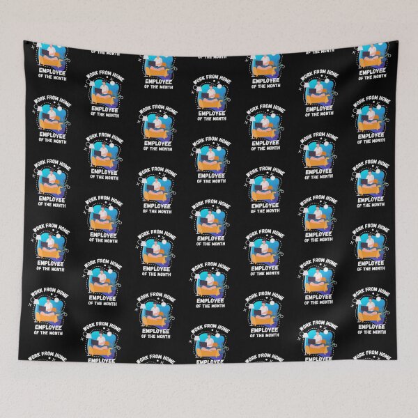 Item preview, Work From Home Employee Of The Month designed and sold by Rhu Creations.