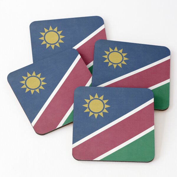 Item preview, Namibia Flag designed and sold by Leslie Montgomery Art.