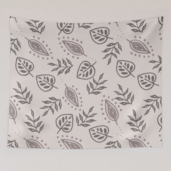 Item preview, Watercolor Leaves Coffee Pattern designed and sold by GeeHanz.