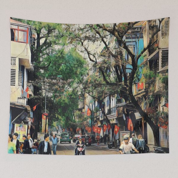 Item preview, Hanoi Streets designed and sold by SofiaStutio.