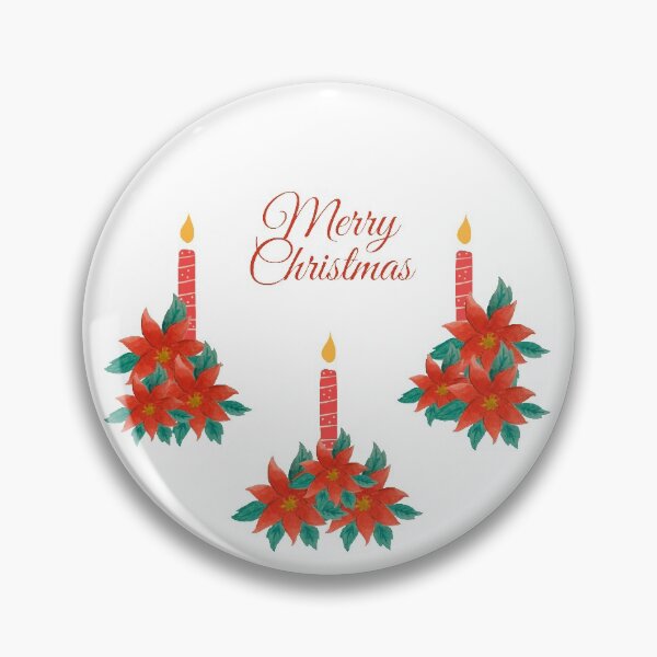 Item preview, Merry Christmas Flower Candles designed and sold by BohoMoon.