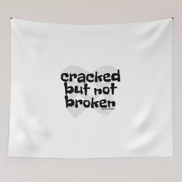 Item preview, cracked but not broken black shad text dizkorce designed and sold by Dizkorce.